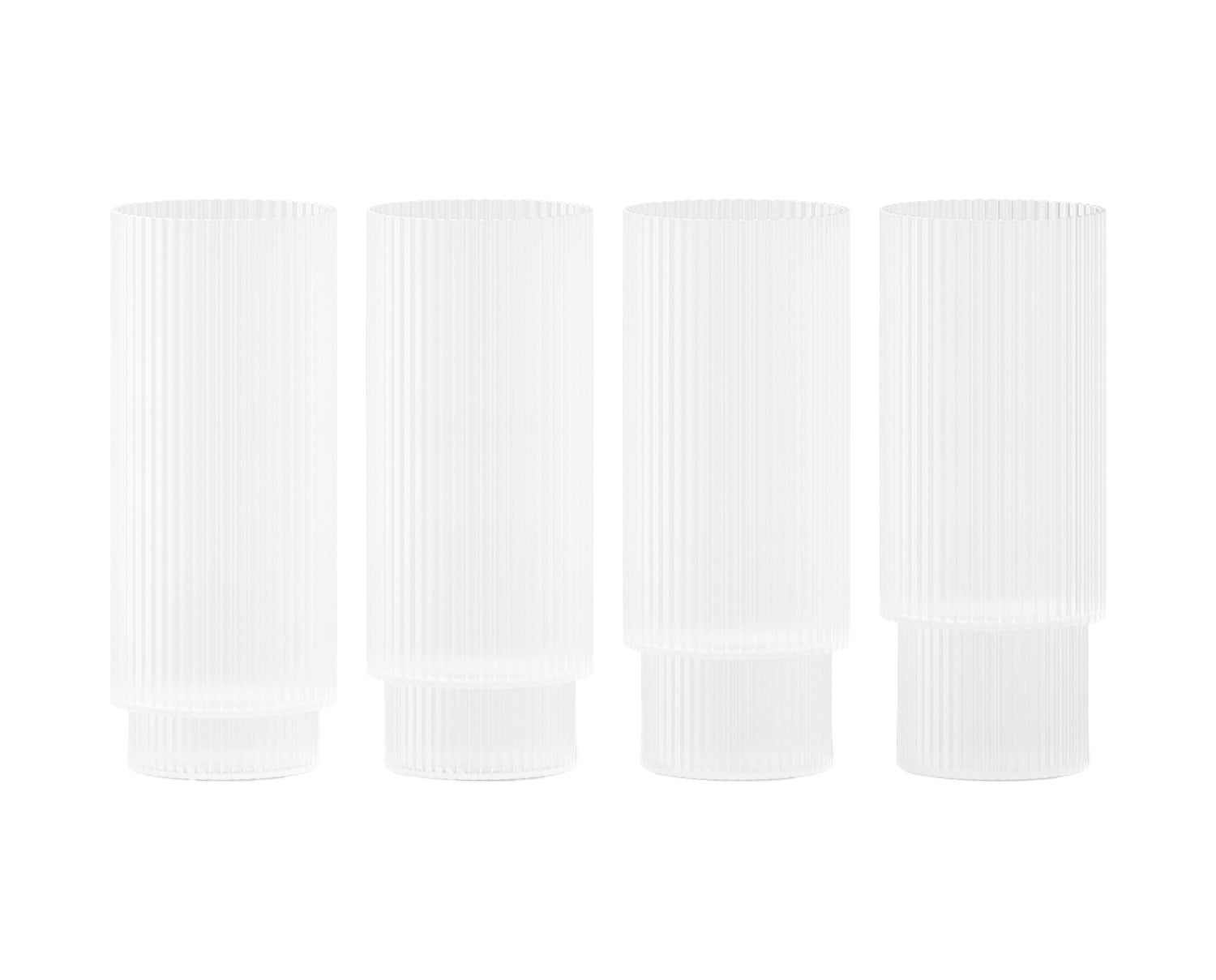 Ripple-long-drink-glasses-Frosted-Front-of-Sweden