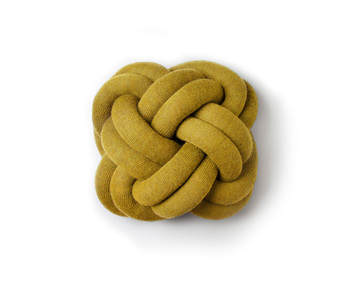 Knot Cushion Yellow