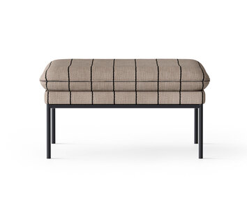 Turn Puff i tyget Pasadena Sand/Black