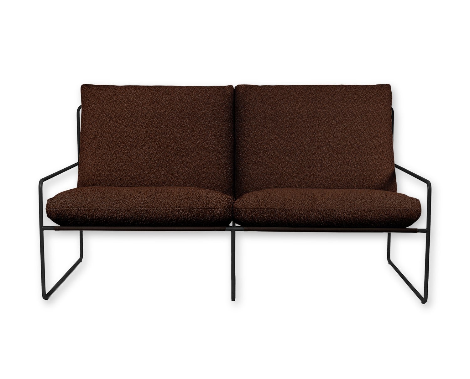 Ferm-Living-Desert-2-seater-Pure-Boucle-Black-Chestnut-2763-1