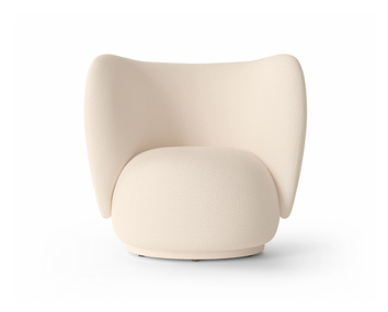 fermLIVING-Rico-Lounge-Chair-Wool-Boucle-Off-White