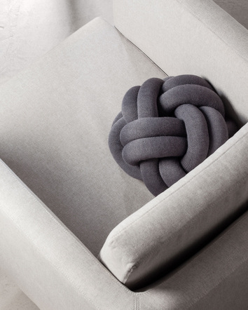 Knot Cushion Grey