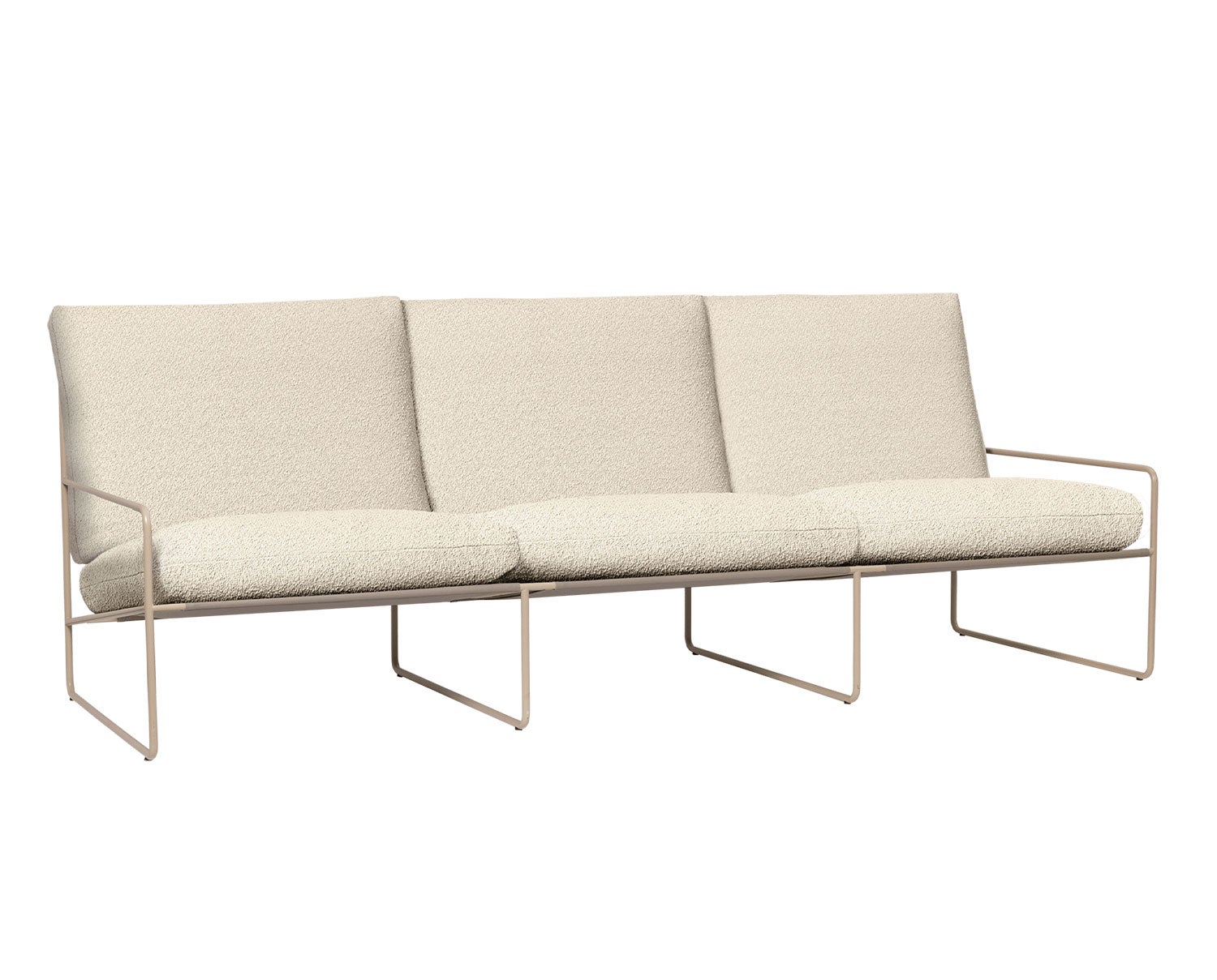 Desert Soffa 3-sits i utförandet Cashmere/Bouclé Off-White