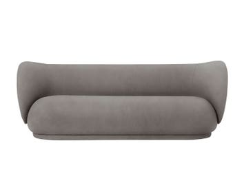 Rico Soffa 3-sits i tyget Brushed Warm Grey