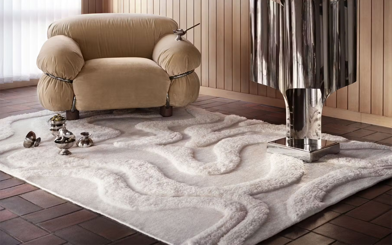 Norlander Wool Rug från Tinted Objects hos Front of Sweden. Leverans i hela Sverige, bland annat Stockholm, Göteborg, Malmö och Örebro
