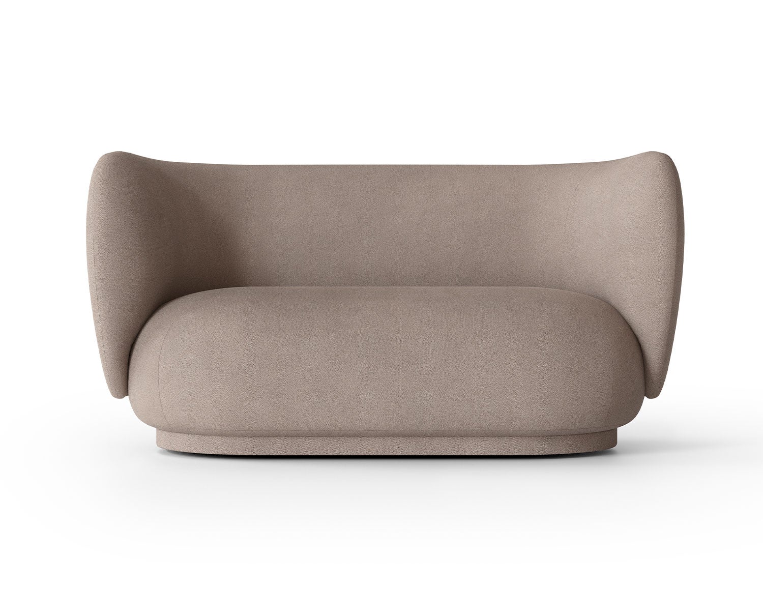 Rico Soffa 2-sits i tyget Brushed Warm Grey