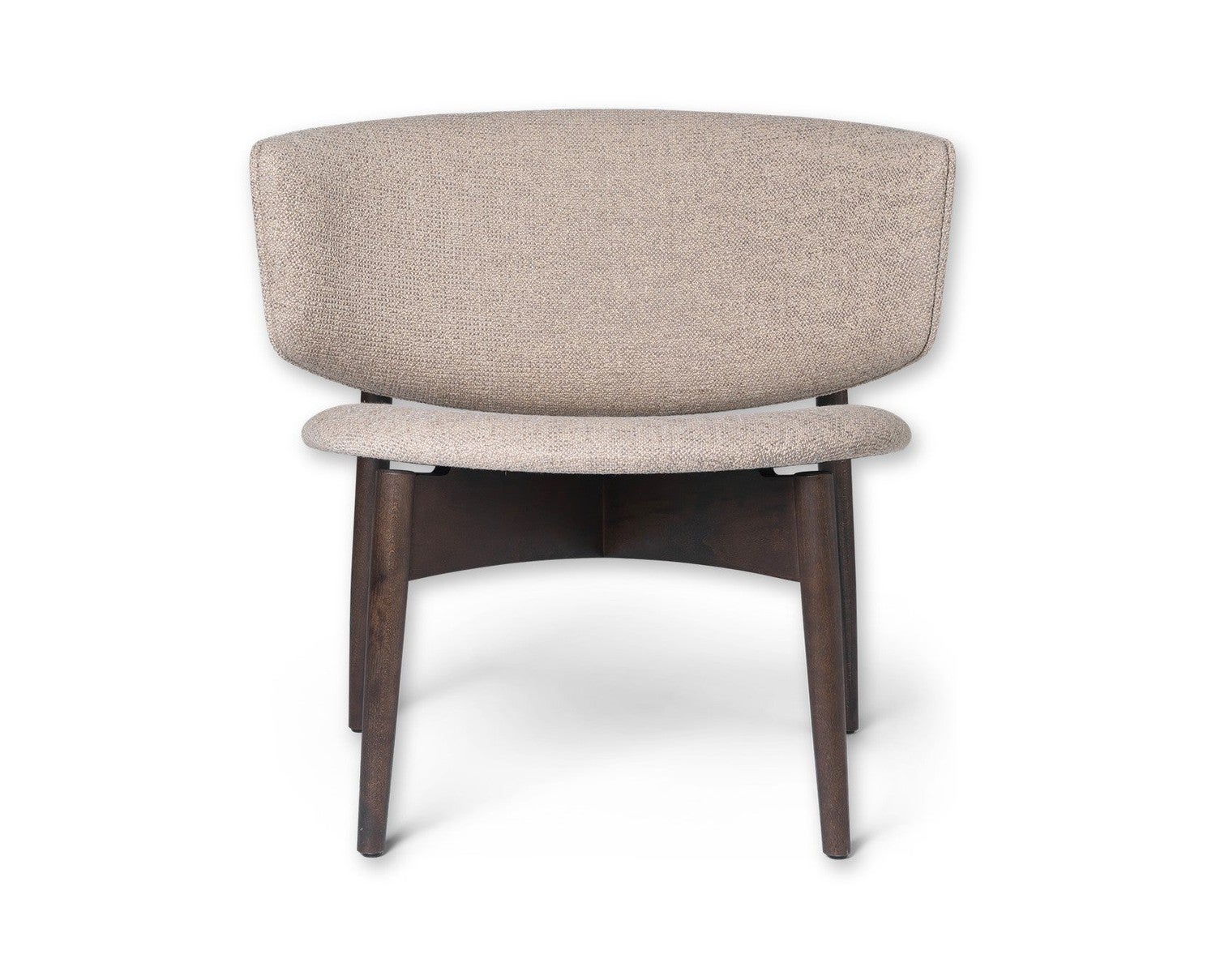 Ferm-Living-Herman-Loungefatolj-Tyg-Boucle-Sand-Morkbetsad-Bok-9936-1c
