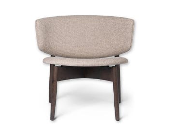 Ferm-Living-Herman-Loungefatolj-Tyg-Boucle-Sand-Morkbetsad-Bok-9936-1c
