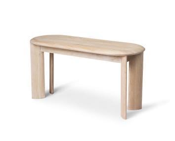 Bevel Bänk i vitoljad ek