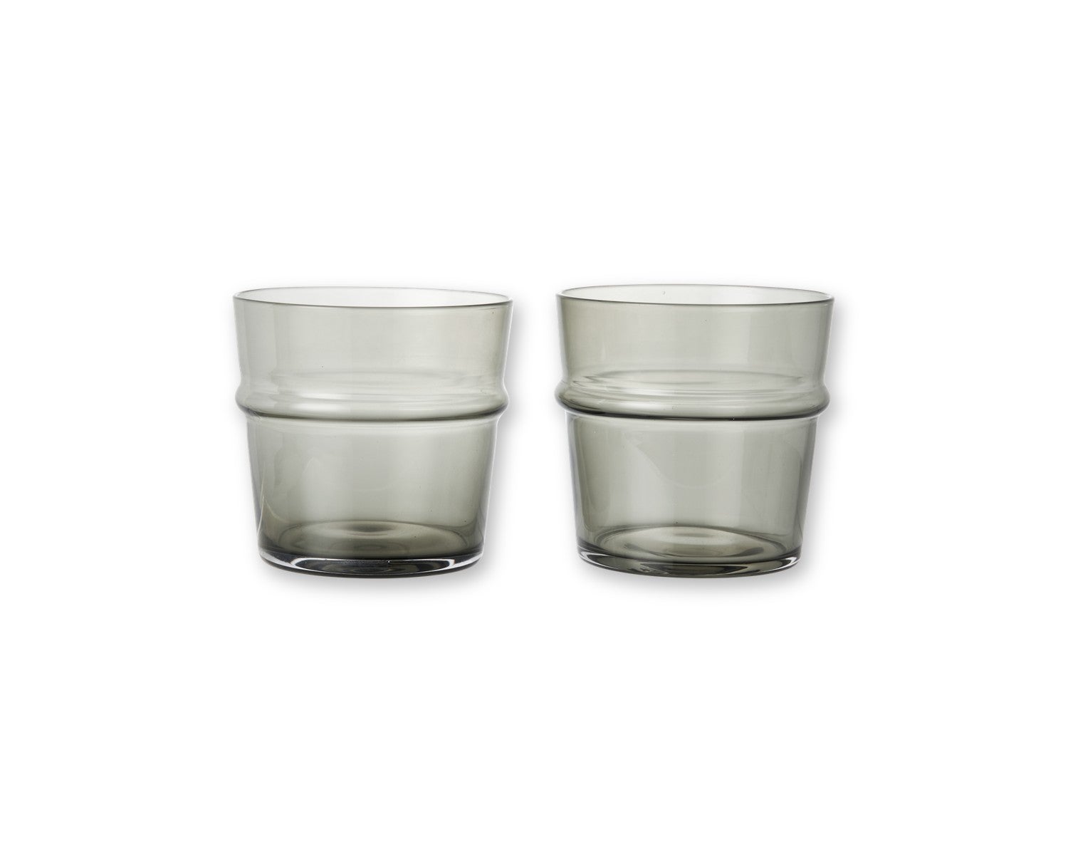 Ferm-Living-Boya-Low-Glasses-Set-of-2-Smoked-Grey-2028-1