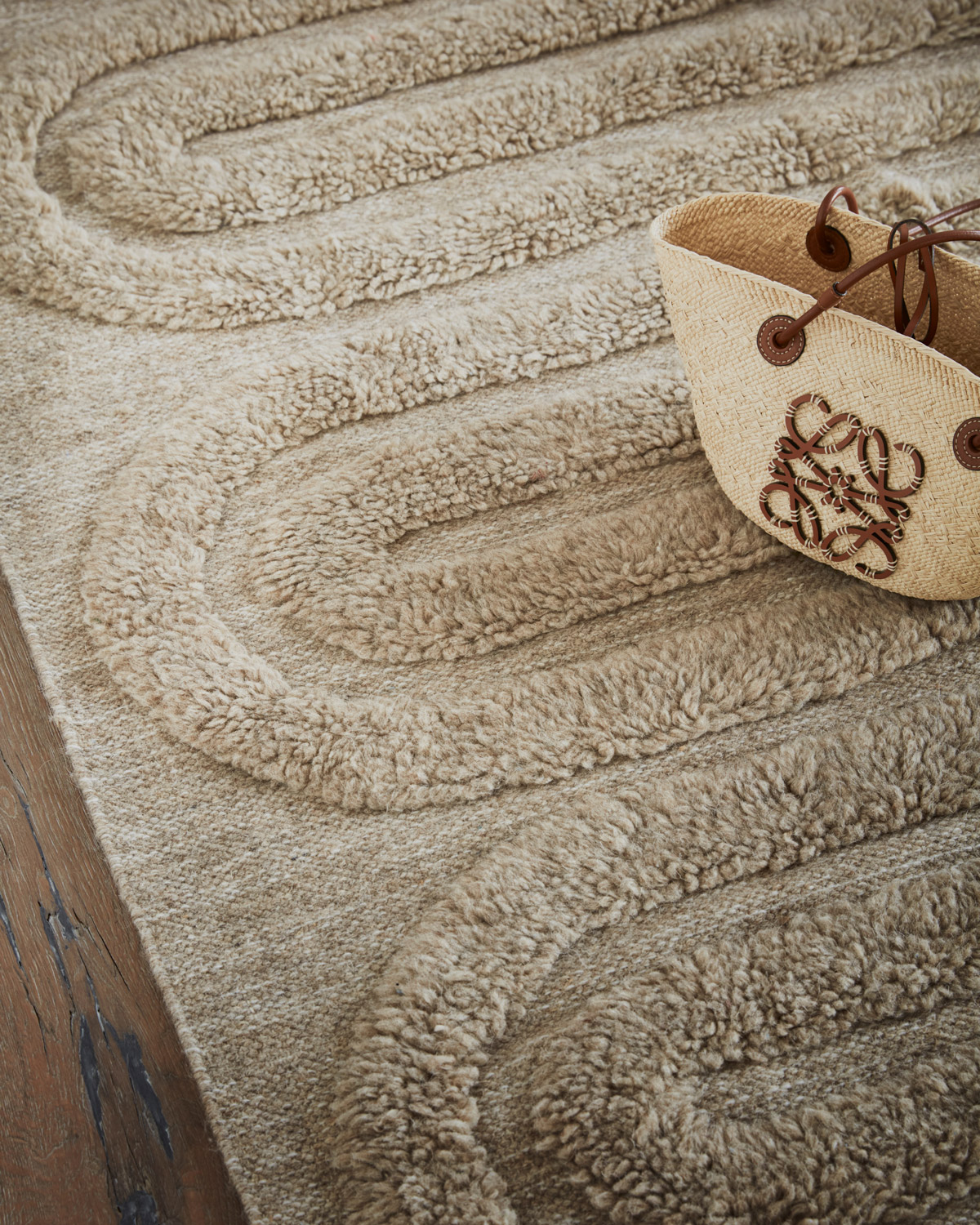 Riklund Wool Rug Beige Melange | Tinted Objects