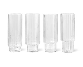 Ripple-long-drink-glasses-Clear-Front-of-Sweden