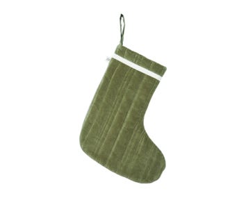 Ferm-Living-Vari-Quilted-Christmas-Stocking-Velvet-Khaki-1