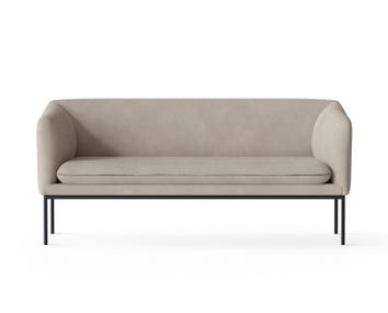 Turn Soffa 2-sits i tyget Cotton Linen Natural