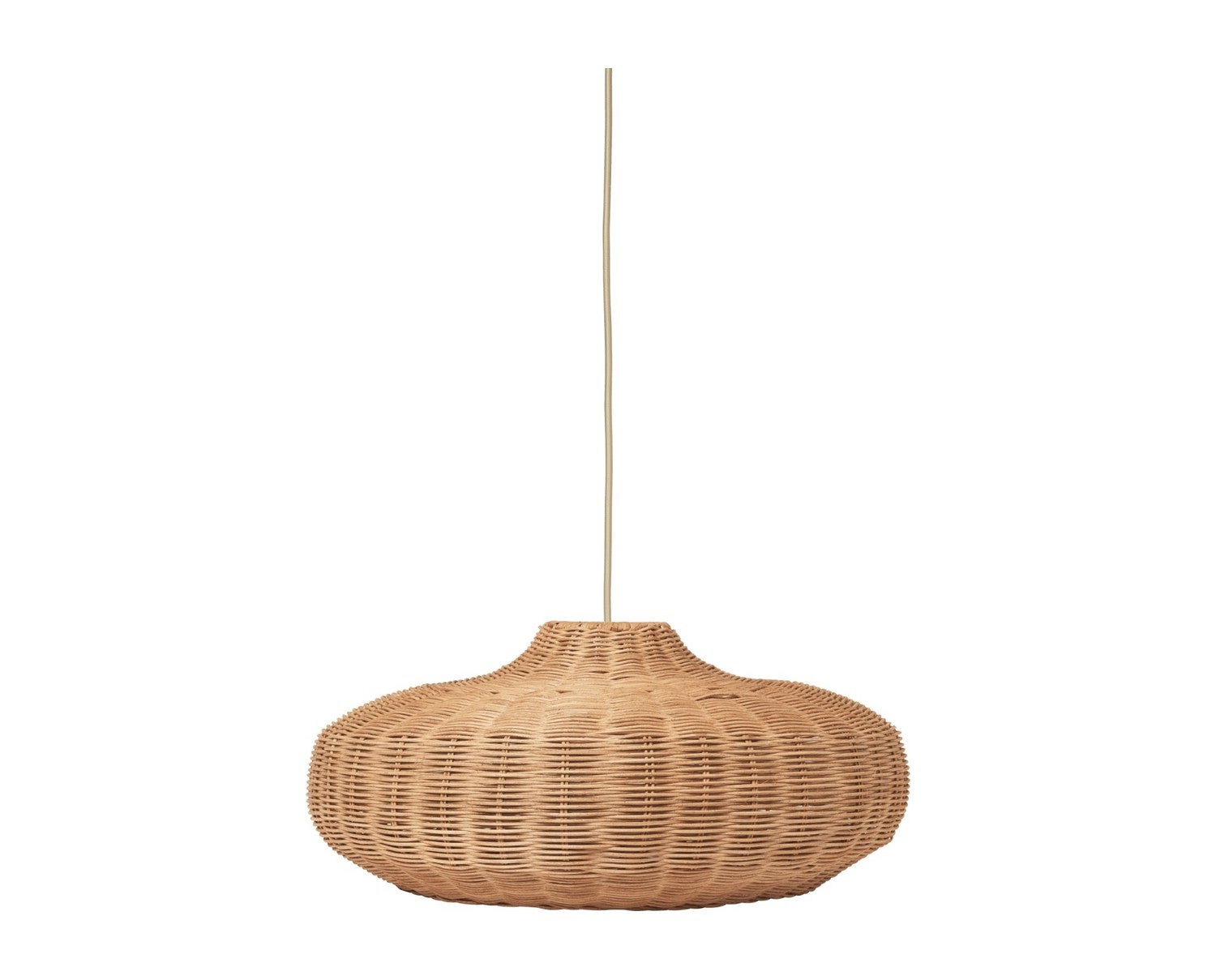 Ferm-Living-Braided-Lampshade-Disc-Natural-1