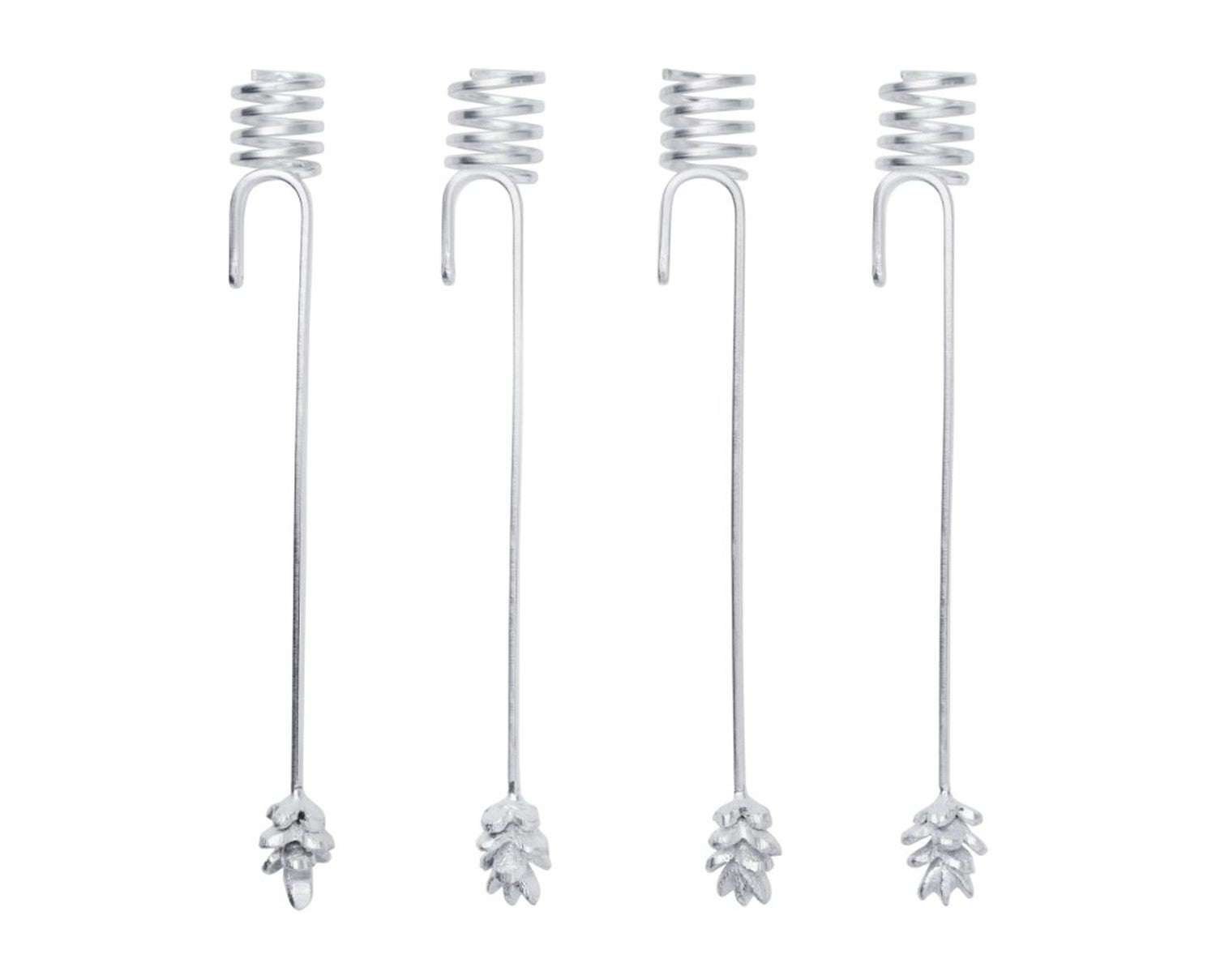 Ferm-Living-Forest-Christmas-Tree-Candle-Holders-Set-of-4-Silver-1