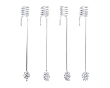 Ferm-Living-Forest-Christmas-Tree-Candle-Holders-Set-of-4-Silver-1