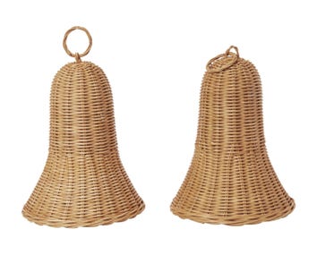 Ferm-Living-Braided-Christmas-Ornaments-Set-of-2-Bells-Natural-1