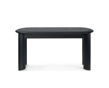 Bevel Bänk i svartoljad bok