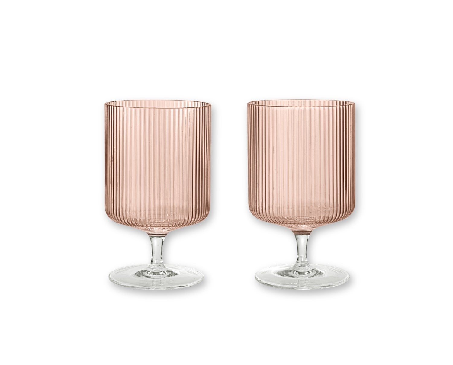 Ferm-Living-Ripple-Wine-Glasses-Set-of-2-Blush-1