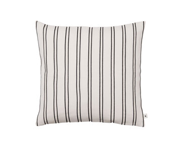 Ferm-Living-Twill-Cushion-50x50-Off-White-Black