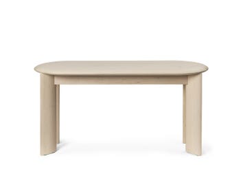Bevel Bänk i vitoljad bok