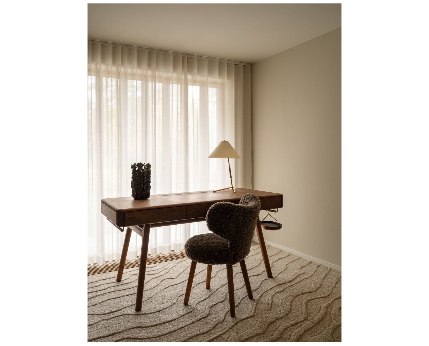 Duvell Wool Rug Lt Beige från Tinted Objects.