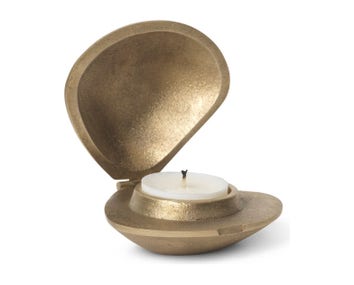Ferm-Living-Clam-Candle-Holder-Brass-1