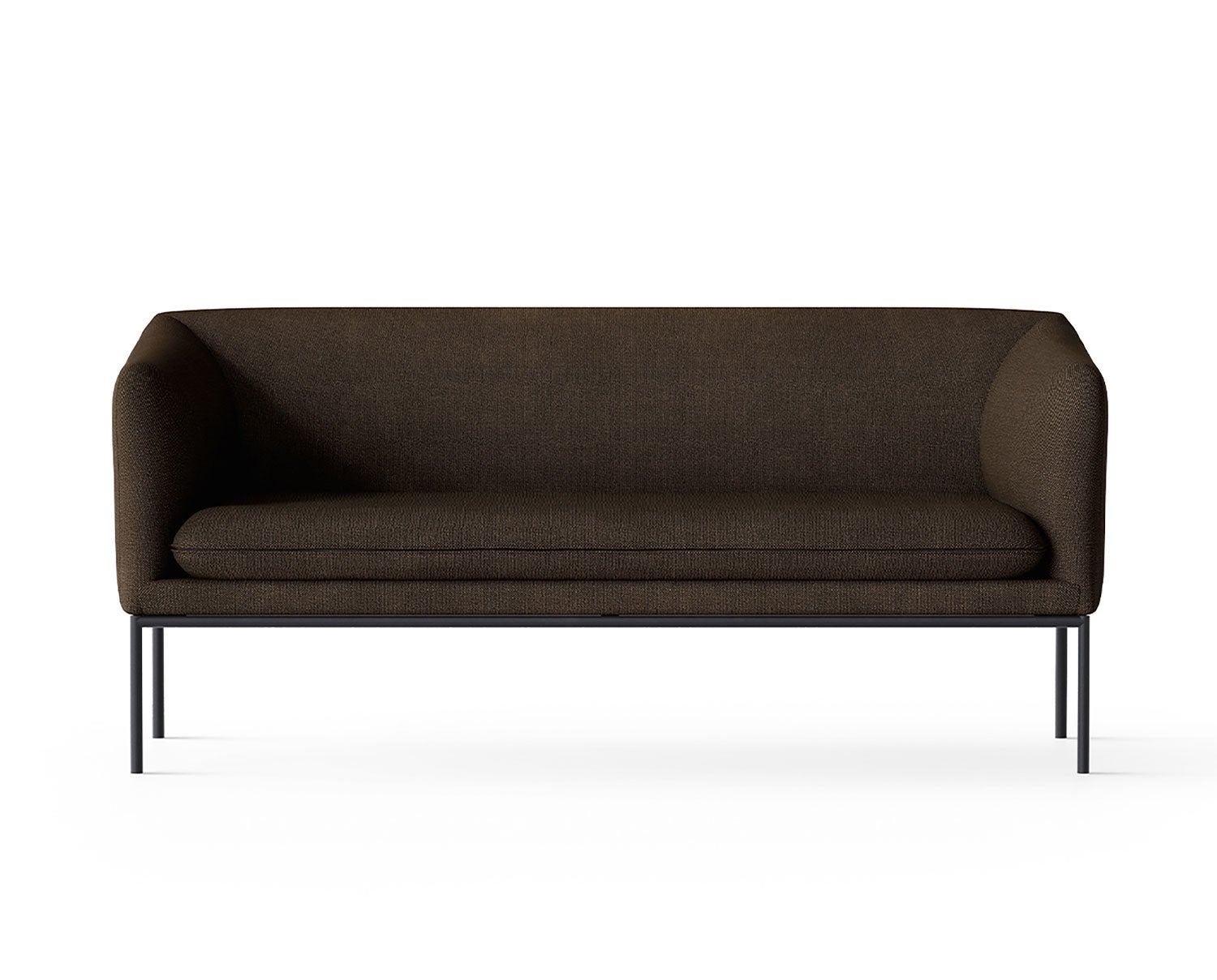Turn Soffa 2-sits i tyget Hallingdal 370 Dark Brown