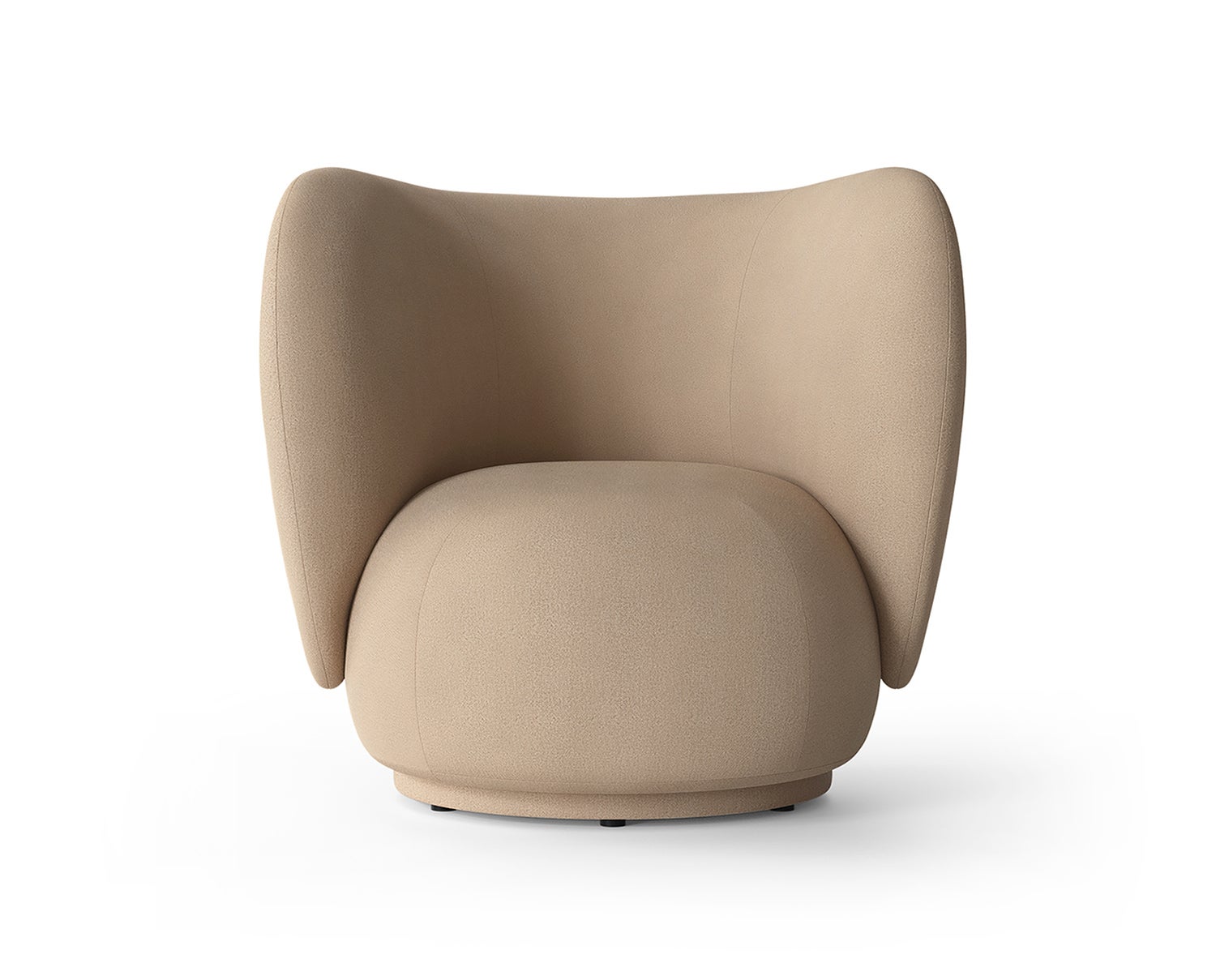 fermLIVING-Rico-Lounge-Chair-Brushed-Sand-100223204