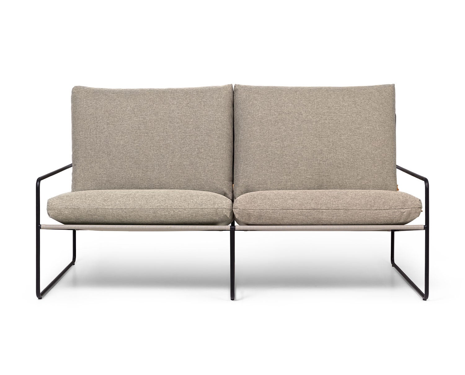 Desert Soffa 2-sits i utförandet Black/Dolce Dark Sand