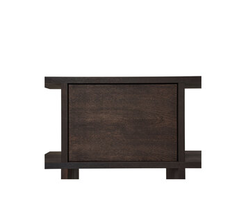 Kona bokhylleinsats i färgen Dark Stained.