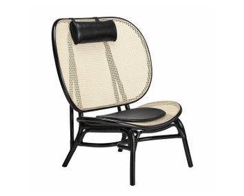 Nomad Fåtölj Black Läder