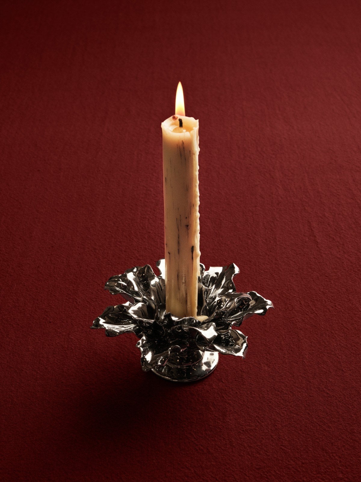 Ferm-Living-Holly-Leaf-Candle-Holder-Silver-miljo